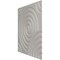 Ekena Millwork 19 5/8in. W x 19 5/8in. H Spiral EnduraWall Decorative 3D Wall Panel Covers 2.67 Sq. Ft. WP20X20SPAMB - alternate 5